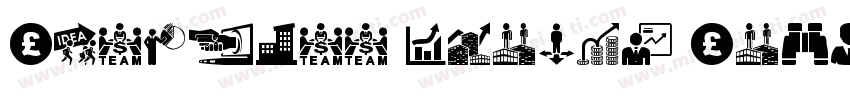 Business Growth Bold字体转换